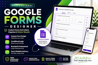 create professional google forms, surveys and questionnaires