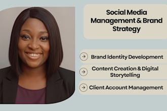 be your professional social media manager and brand strategist