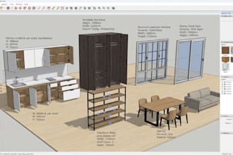 create sketchup dynamic components, interactive models, and custom component
