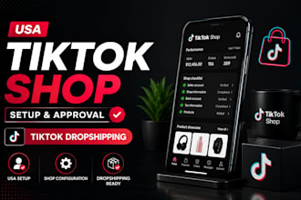 create USA tiktok shop setup tik tok dropshipping setup USA tiktok shop approval