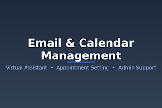 your virtual assistant for email and appointment setting