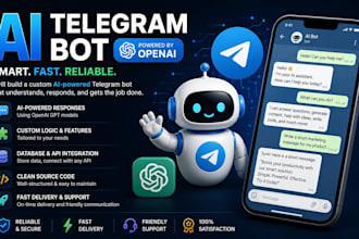 build a simple ai chatbot for telegram using openai