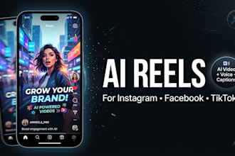 create engaging ai reels for instagram, facebook and tiktok