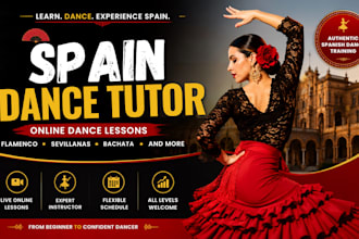 teach you spanish dance step by step with professional guidance