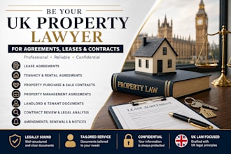 be your UK property lawyer for agreements, leases and contracts