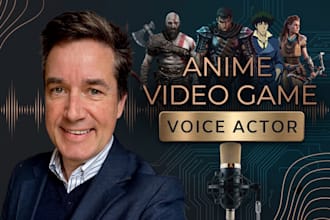 provide vo character acting audiobook narration for video games or animation