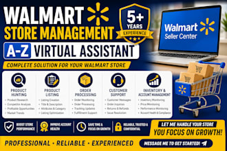 walmart seller VA for store management