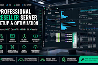 reseller server setup, xtream ui, nxt dash server, ssl,  server fxing, vps, m3u
