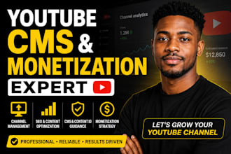 manage and upload videos to your authorized youtube cms channel