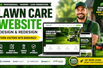 design aspire fieldroutes landscaping jobber arborgold lawn service website