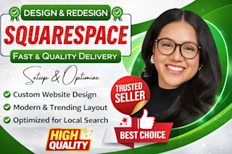 build a squarespace website with javascript, node js, html coding website