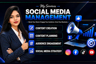 manage your instagram and facebook as a professional social media manager