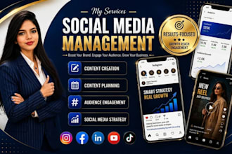 be your social media manager for instagram and facebook