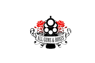 design wonderful classic all guns roses logo