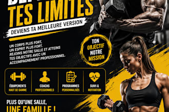 design a professional flyer, brochure, or marketing material