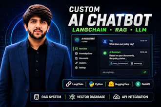 build a custom ai chatbot and llm app using langchain rag and python