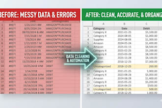 reconcile statements and fix general ledger errors