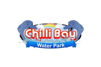 design custom chill bay water park logo