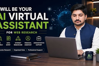 be your ai virtual assistant for web research