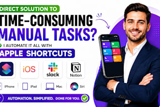 custom apple shortcut ios slack notion automation iphone ipad mac siri workflow