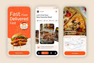 develop food delivery app, restaurant reservation and food ordering app