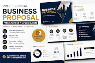 create professional powerpoint, business and biomedical presentations