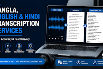 do fast audio video and image transcription
