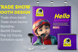 design a trade show booth exhibition display