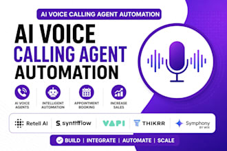 retell ai, symphony ai, thikrr ai, synthflow ai, vapi ai voice calling agent