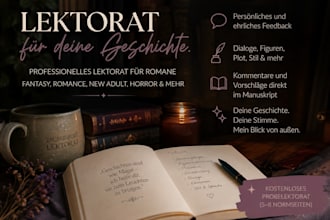 lektorat und korrektorat deiner bücher und abschlussarbeiten