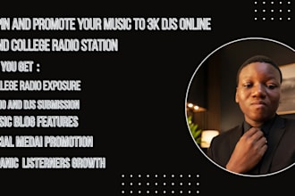 spin and promote your music to 3k djs online radio and college radio station