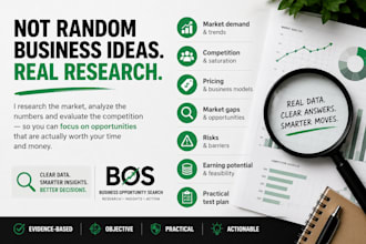 research and analyze business opportunities for you