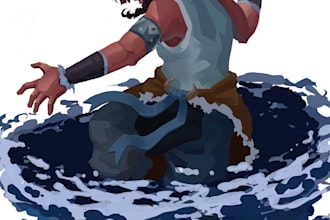 draw amazing stylized fan art