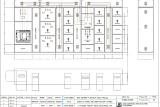 electrical power and control panel designing