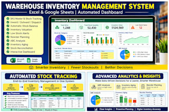 create an automated warehouse inventory management system