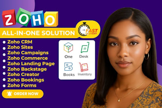 zoho sites zoho crm zoho one commerce zoho backstage zoho campaigns forms zoho