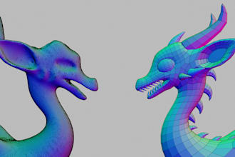 retopologize and uv unwrap your 3d models and sculpts