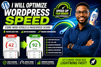 optimize wordpress speed core web vitals and pagespeed score