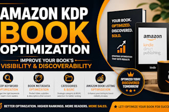 amazon KDP ads management and book listing SEO