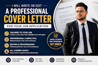 write a tailored cover letter for your job application