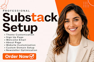 setup substack account, substack newsletter and optimize substack