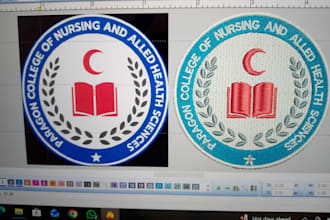 digitize embroidery logo for shirts caps and uniforms