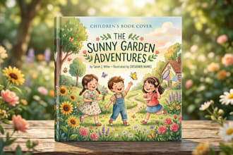 design children book cover, kids book cover and KDP book cover