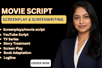 do scriptwriting, movie script, screenplay, or film script