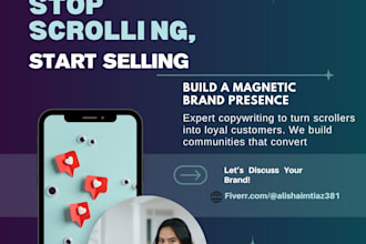 write engaging social media captions and copywriting