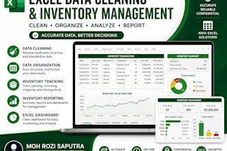 clean and organize your excel inventory data