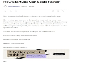 blog for business and startups