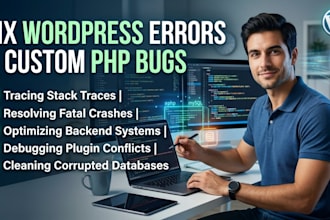 fix wordpress errors and custom php bugs