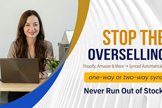 sync your inventory across shopify, amazon or  other sales channels