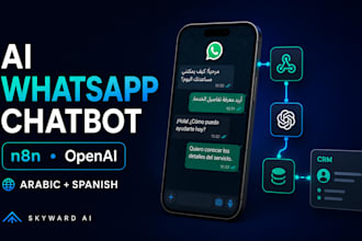 build an ai chatbot and whatsapp automation with n8n
